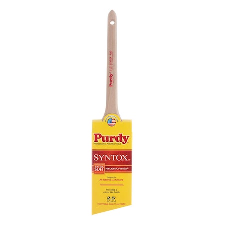 Purdy Purdy Syntox Angular 2-1/2 in. Extra Soft Angle Trim Paint Brush 144403625